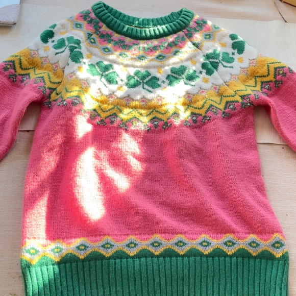 Pink Fair Isle sweater women’s US size S - Picture 14 of 14